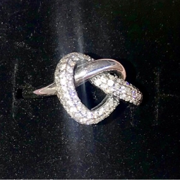 SOLD NEW Authentic New PANDORA Knotted Heart Ring with Box - Picture 4 of 9